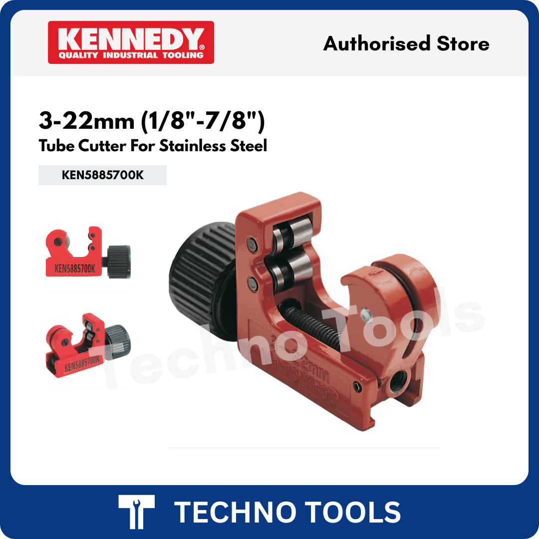 Kennedy 3–22mm Tube Cutter for Stainless Steel – KEN5885700K – Techno ...