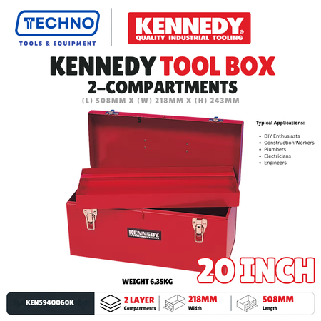 KENNEDY KEN5940060K 20" HEAVY DUTY TOOL BOX KENNEDY