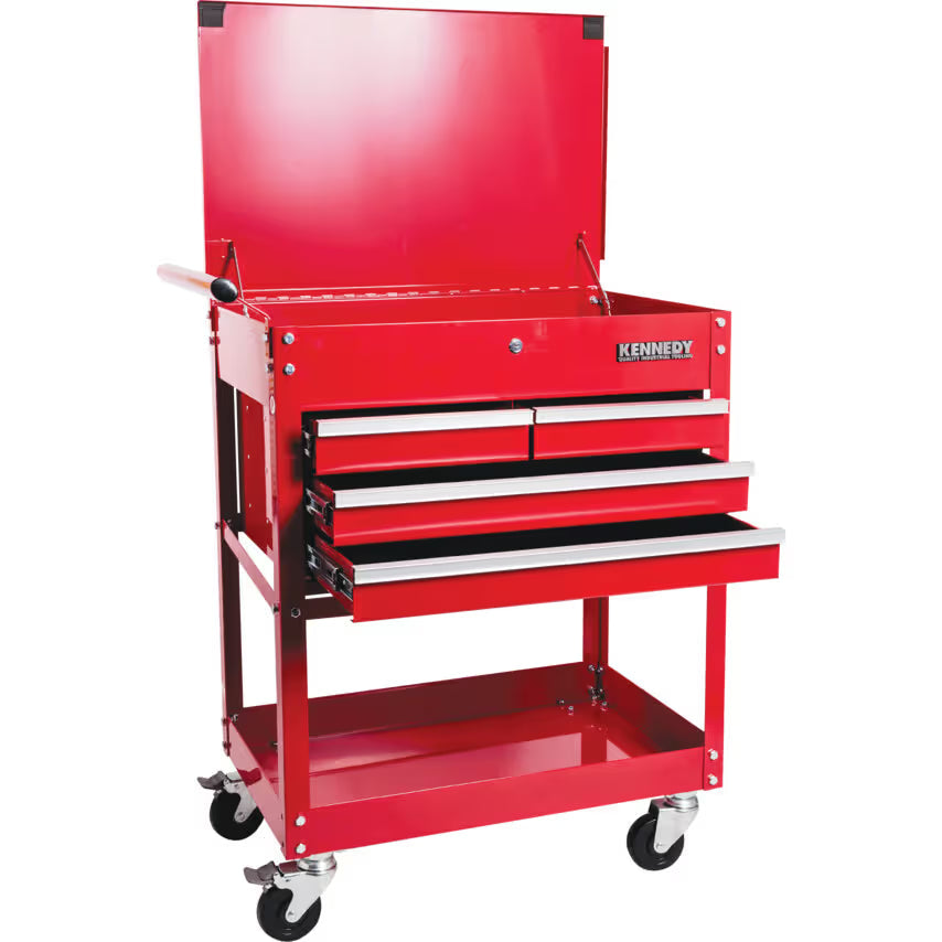 KENNEDY 4-Drawer Service Cart Heavy Duty Workshop Storage KENNEDY