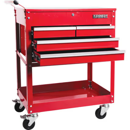 KENNEDY 4-Drawer Service Cart Heavy Duty Workshop Storage KENNEDY