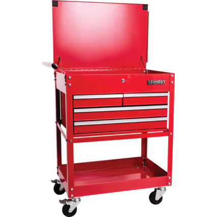 KENNEDY 4-Drawer Service Cart Heavy Duty Workshop Storage KENNEDY