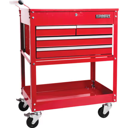 KENNEDY 4-Drawer Service Cart Heavy Duty Workshop Storage KENNEDY