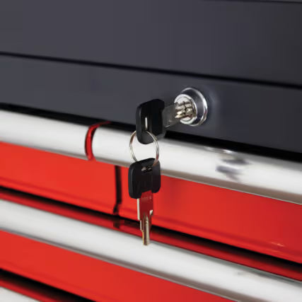 KENNEDY 28" 6 Drawer Professional Tool Top Chest Red Storage Box KENNEDY PRO