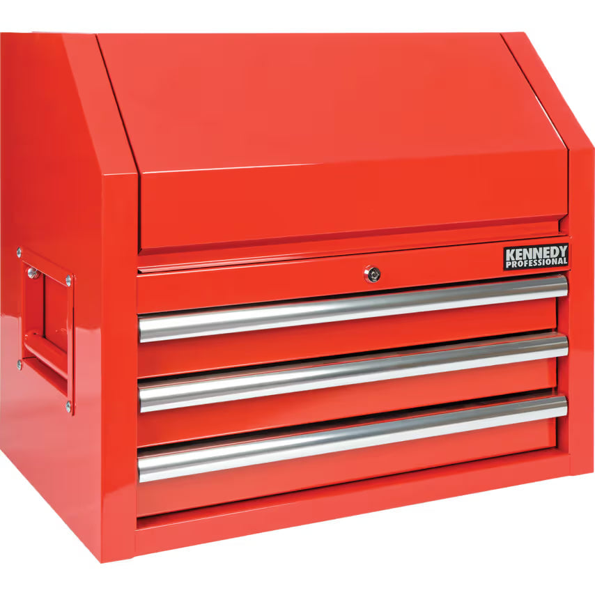 KENNEDY 3-Drawer Extra Heavy Duty Tool Chest for Workshop Storage KENNEDY