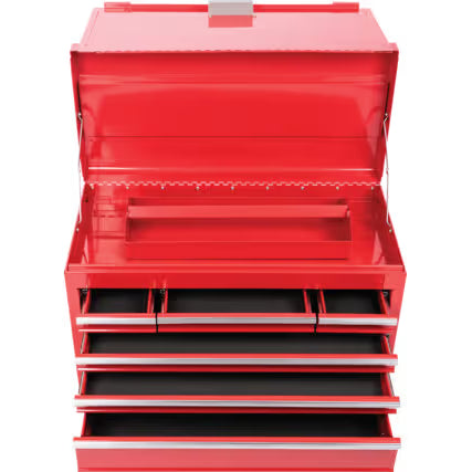KENNEDY Red 6-Drawer Professional Tool Chest for Workshop Storage KENNEDY