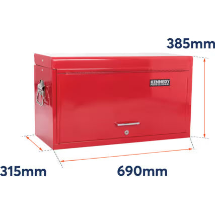 KENNEDY Red 6-Drawer Professional Tool Chest for Workshop Storage KENNEDY