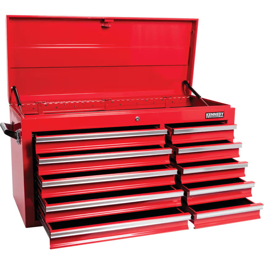 KENNEDY 10-Drawer Extra Large Tool Chest for Workshop Storage KENNEDY