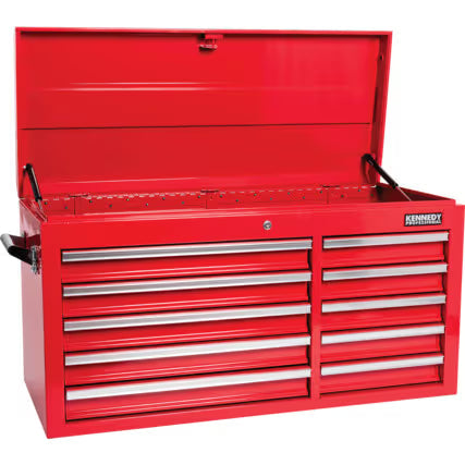 KENNEDY 10-Drawer Extra Large Tool Chest for Workshop Storage KENNEDY