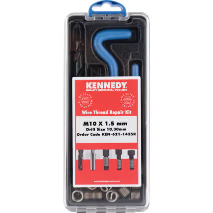 KENNEDY Metric Thread Repair Kit M5–M16 Stainless Steel Inserts KENNEDY