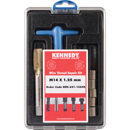 KENNEDY Metric Thread Repair Kit M5–M16 Stainless Steel Inserts KENNEDY