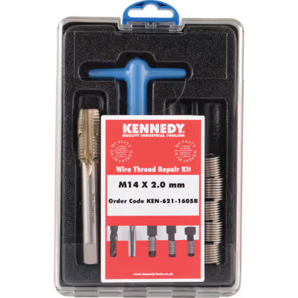 KENNEDY Metric Thread Repair Kit M5–M16 Stainless Steel Inserts KENNEDY