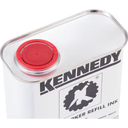KENNEDY 1L Metal Marking Ink Refill Yellow White KENNEDY