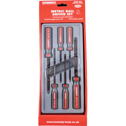 KENNEDY Metric Hexagon Ball Driver Set 6-Piece KENNEDY
