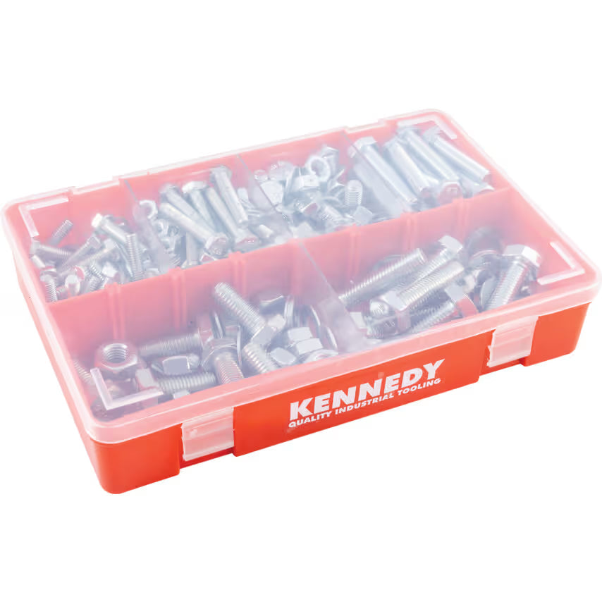 KENNEDY Metric Set Screws, Nuts & Washers BZP Kit KENNEDY