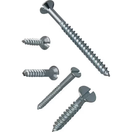 KENNEDY Pozi Countersunk Wood Screws Steel Metric BZP Kit KENNEDY