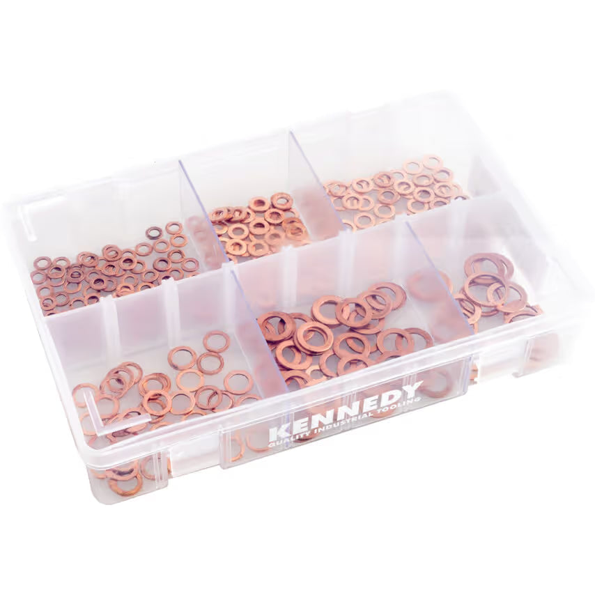 KENNEDY Metric Copper Washer Kit for Sealing & Maintenance KENNEDY