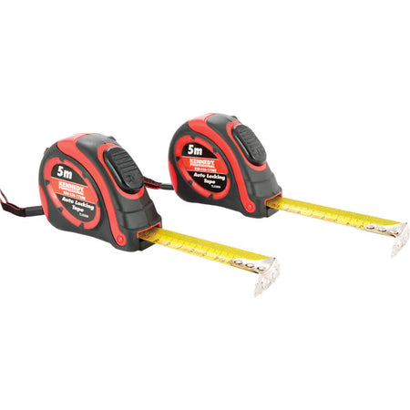 KENNEDY Double-Sided Tape Measure Set 3m & 5m for Professionals KENNEDY