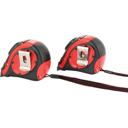 KENNEDY Double-Sided Tape Measure Set 3m & 5m for Professionals KENNEDY