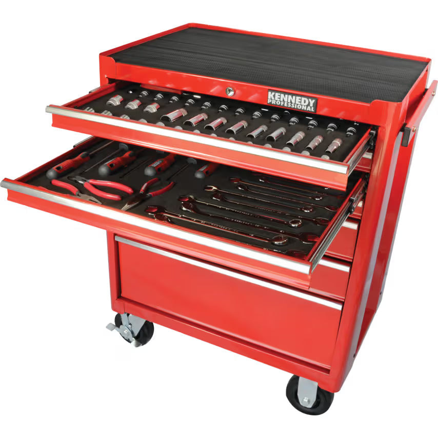 KENNEDY TCC075 7-Drawer Tool Control Cabinet Set 75-Piece KENNEDY PRO