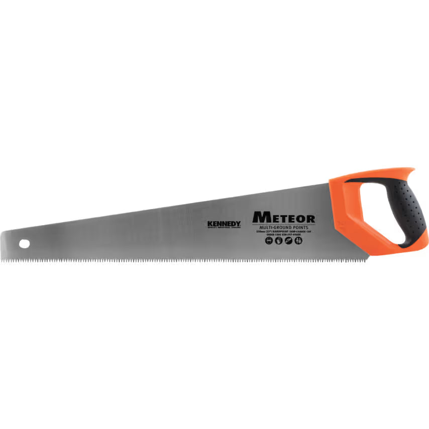 KENNEDY 22" Meteor Hand Saw Heavy Duty 7TPI & Fine Cut 11TPI KENNEDY