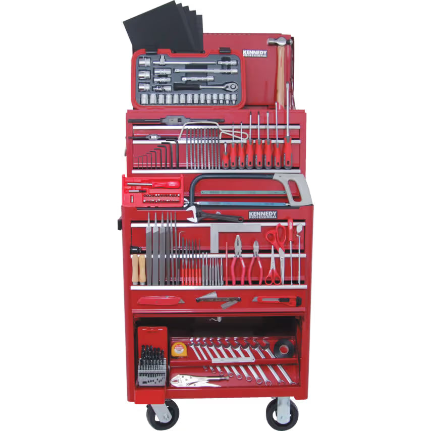 KENNEDY 208-Piece Engineers Apprentices Toolkit for Workshop KENNEDY PRO