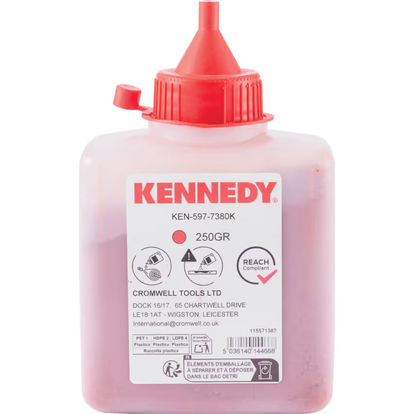 KENNEDY Chalk Line Refill 100g & 250g Blue Red White KENNEDY