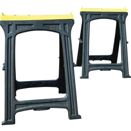 KENNEDY Folding Saw Horse Twin Pack for Workshop & Construction KENNEDY