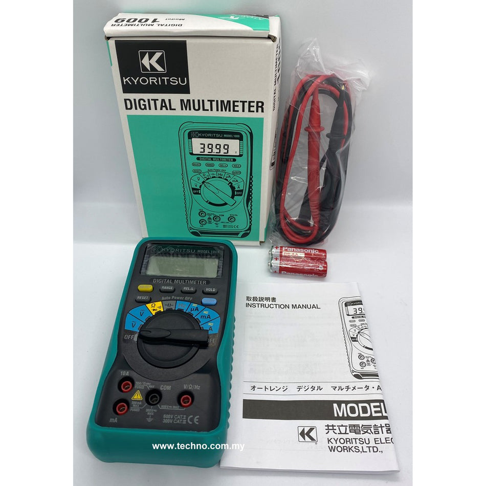 KYORITSU 1009 Digital Multimeter ≤600V | KEW 1009 | 12 MONTH WARRANTY