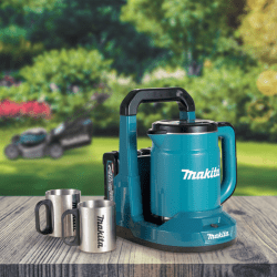 Makita KT001GZ 40V Cordless Kettle | Portable Boiling Anywhere