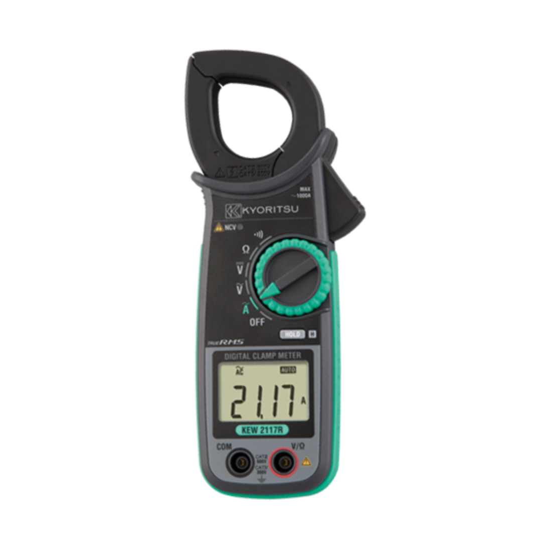 Kyoritsu 2117R Digital Clamp Meter - True RMS 1000A AC Auto-Ranging ...