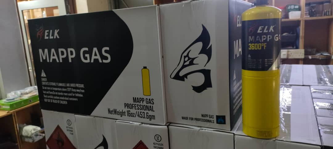 MAPP Gas 3600°F Brazing Fuel (16oz / 453.6g) – High Heat Welding Torch Gas MAPP