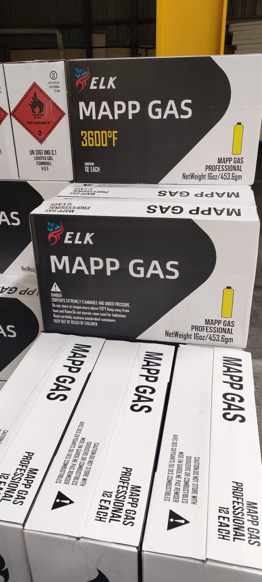 MAPP Gas 3600°F Brazing Fuel (16oz / 453.6g) – High Heat Welding Torch Gas MAPP