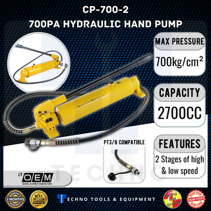 Hydraulic Hand Pump - Techno Tools & Equipment