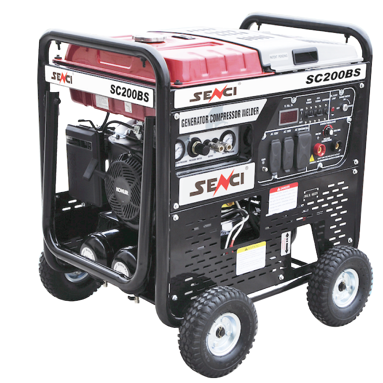 SENCI GASOLINE 3IN1 GENERATOR, AIR COMPRESSOR, WELDER SC200BS