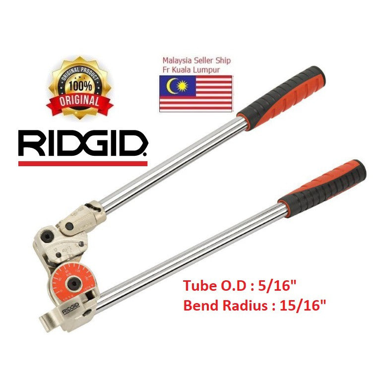 Ridgid 38038 Heavy Duty Stainless Steel Tube Bender 5/16" , Bend Radius 15/16"