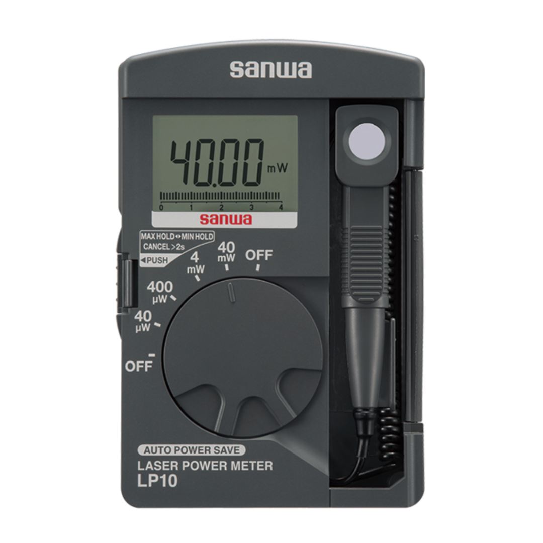 Sanwa LP10 Pocket Laser Power Meter | 0.01μW-40.39mW 400-1100nm Made in Japan SANWA