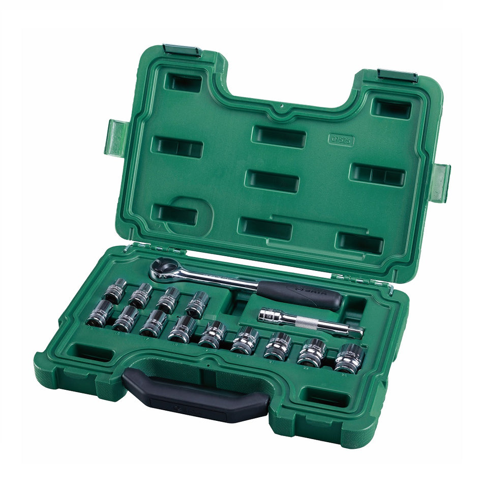 SATA 09525 , 13Pc. 1/2" Dr. Socket Set