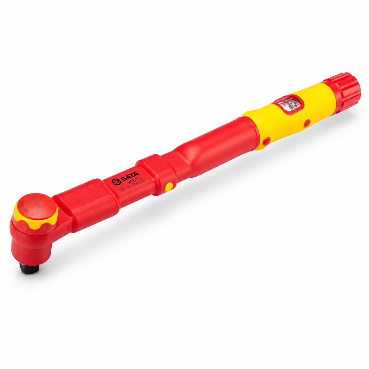 SATA VDE 1000V Insulated 1/2" Drive Adjustable Torque Wrench (96613 / 96615 / 96616) High Voltage Electrician Hand Tool SATA