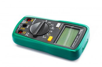 SATA 03005 mini digital multimeter with auto-range, CAT IV 600V safety, AC/DC voltage & current, resistance, capacitance & diode test.