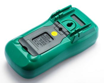 SATA 03015/03017 digital multimeter, auto-range, CAT III 1000V safety. Measures voltage, current, resistance, frequency; 03017 adds temp test.