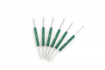 SATA 03120 6-piece soldering aid set for PCB assembly & repair. Multi-function tips for positioning, hooking, cleaning & cutting.