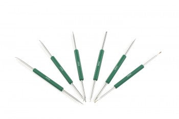 SATA 03120 6-piece soldering aid set for PCB assembly & repair. Multi-function tips for positioning, hooking, cleaning & cutting.