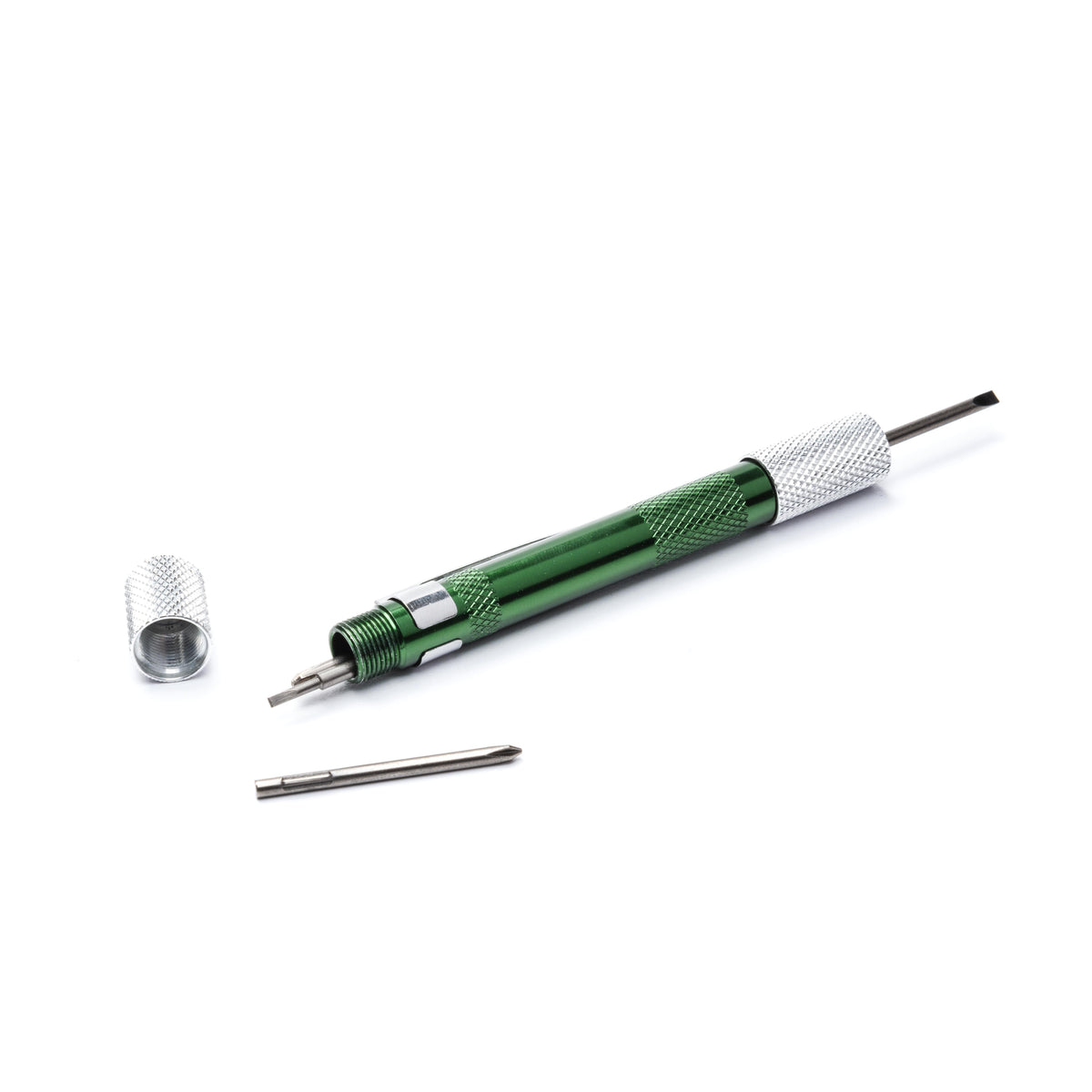 SATA 03141/03142 precision screwdriver sets, CrVMo bits, 52HRC hardness, pen-type aluminum body. Slotted/Phillips or Phillips/Torx tips.