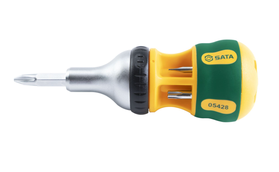 SATA 05428 7 In 1 mini Ratchet Screwdriver Set SATA