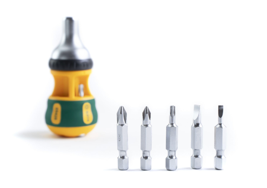 SATA 05428 7 In 1 mini Ratchet Screwdriver Set SATA