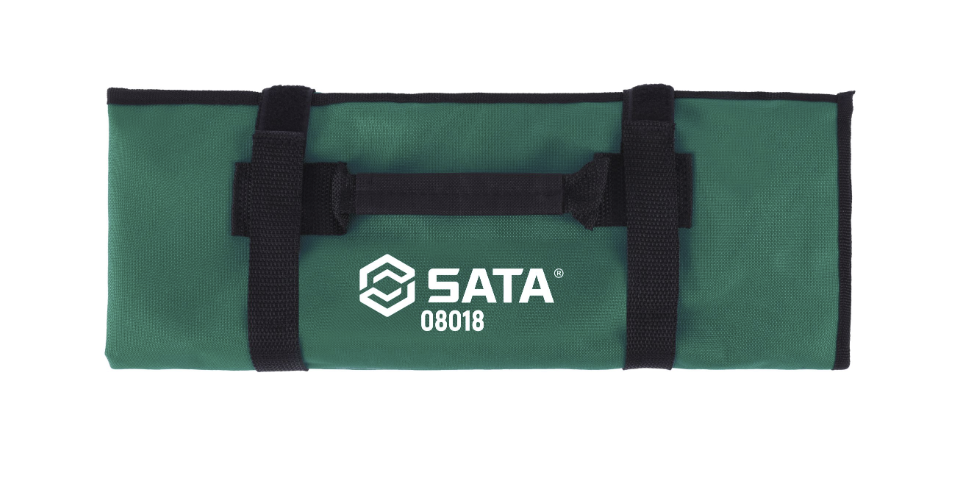 SATA 08018 17-piece offset combination wrench set, metric 6-22mm. Durable, precision-forged wrenches for a wide range of fasteners.