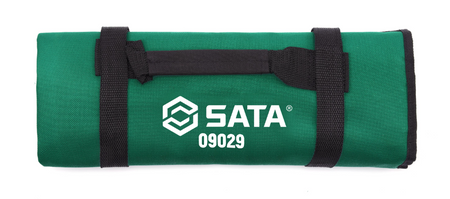 SATA 09029 13-piece full polish double open end wrench set, metric 6-32mm. Durable, precision-forged for versatile fastening.
