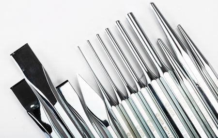 Shop the SATA 09164 13-Piece Punch & Chisel Set: 60Cr-V steel, chrome-plated, includes center punches, pin punches, taper punch & chisels. Lifetime warranty.