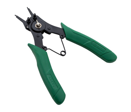 Shop the SATA 09251 5-Piece Convertible Snap Ring Pliers Set with straight & 45°/90° tips, 1.2mm & 1.4mm sizes. Versatile, durable. Lifetime warranty.