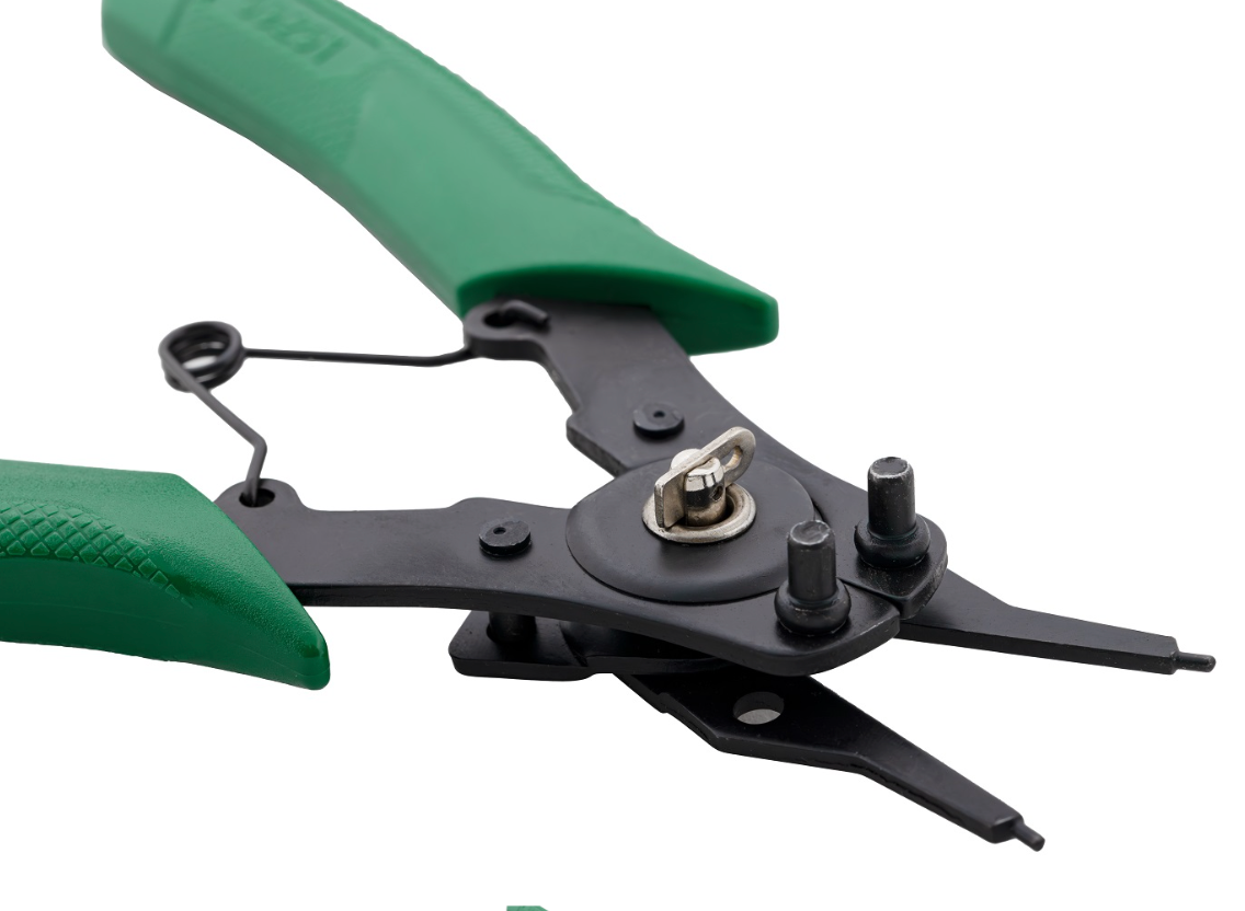 Shop the SATA 09251 5-Piece Convertible Snap Ring Pliers Set with straight & 45°/90° tips, 1.2mm & 1.4mm sizes. Versatile, durable. Lifetime warranty.